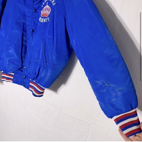 Vintage Transcona Regents Blue Bomber Jacket L - Picture 3 of 16